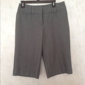 Gray capris